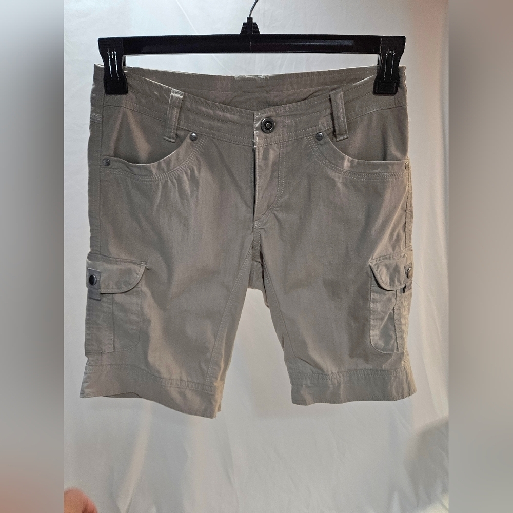 Kuhl Free Range Shorts Hiking Cargo Outdoor Yellow Women’s Size 4